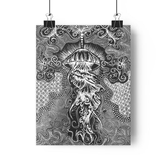 Moonlight Jellyfish — Print