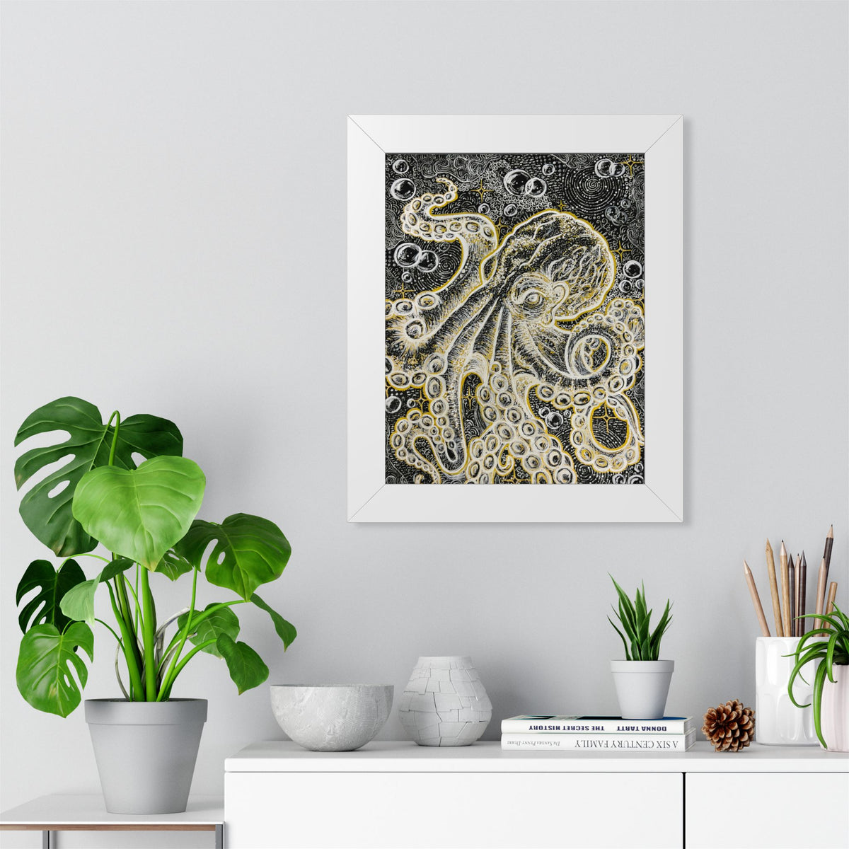 Echoes of the Abyss — Framed Version