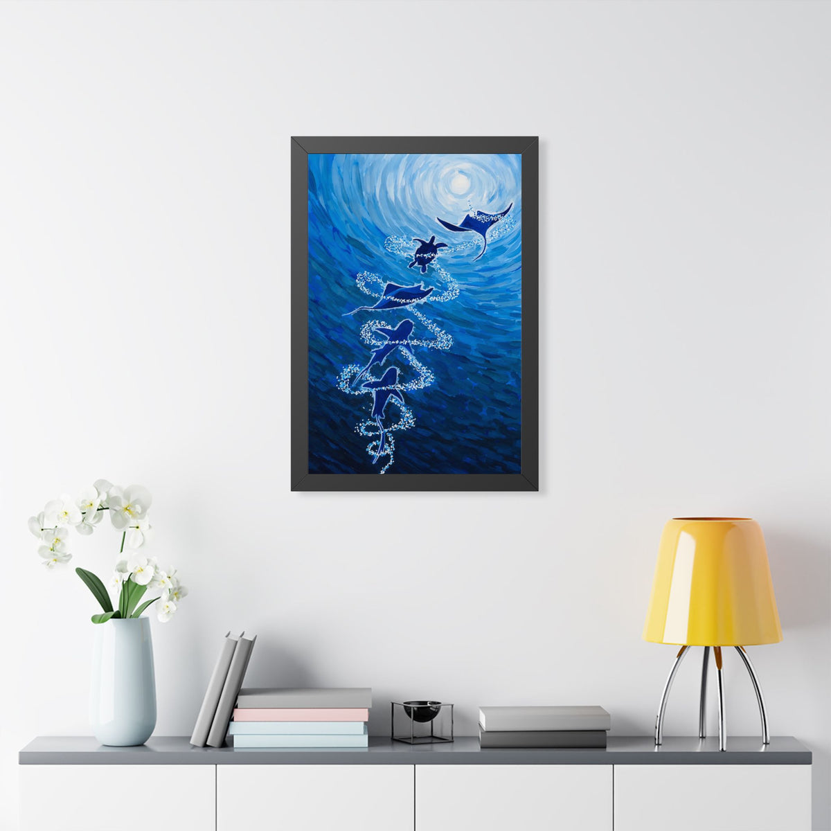 Endless Blue — Framed Version