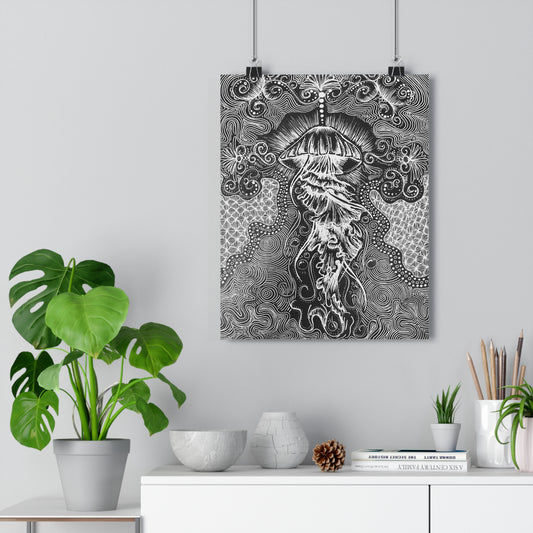 Moonlight Jellyfish — Print