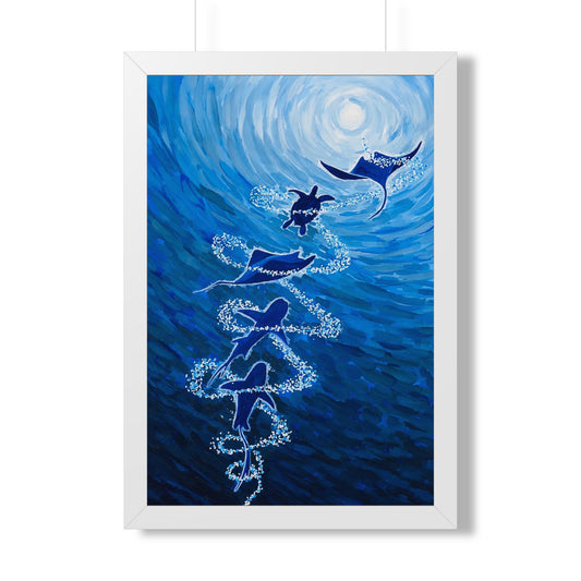 Endless Blue — Framed Version