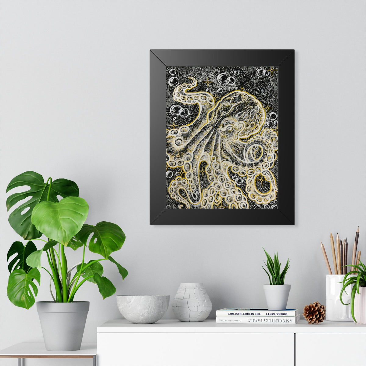 Echoes of the Abyss — Framed Version