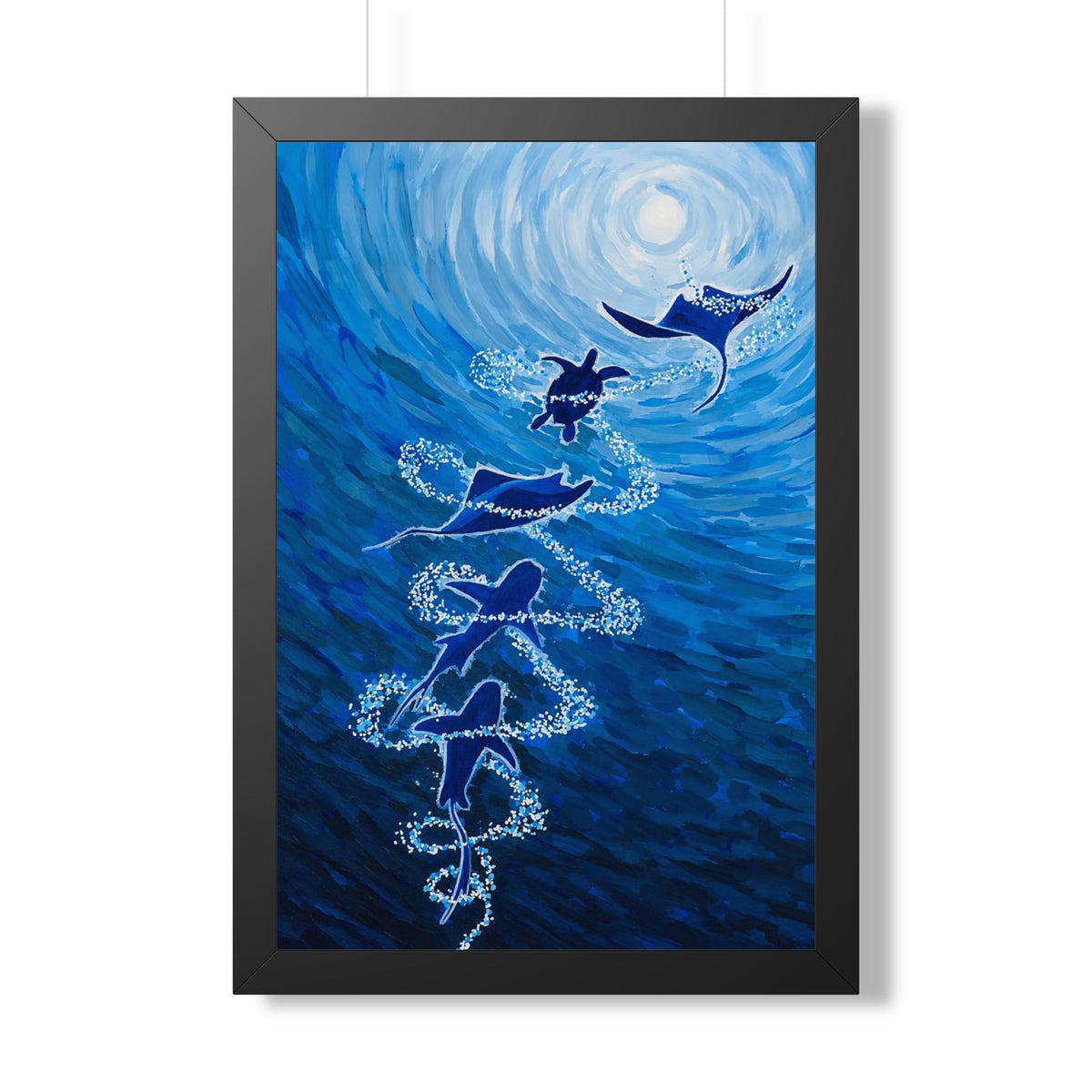 Endless Blue — Framed Version