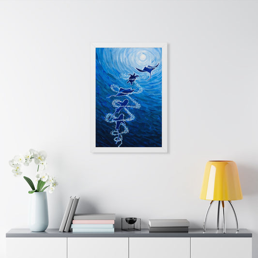 Endless Blue — Framed Version